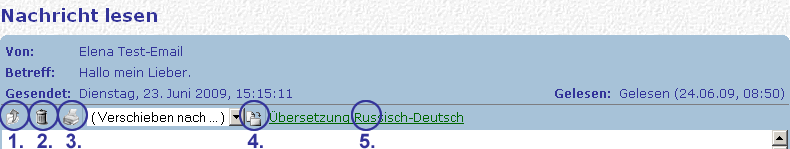 Posteingang - Deine Nachrichten lesen